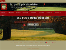 Tablet Screenshot of golflesruisseaux.ca